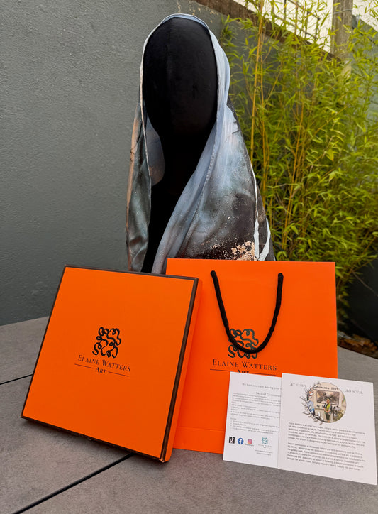 Product-Silk Scarf-Now is all we have