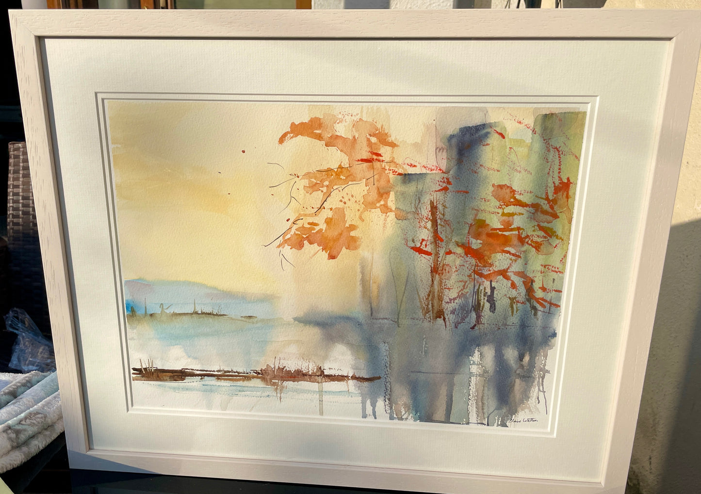 Watercolour - Oriental Leaves