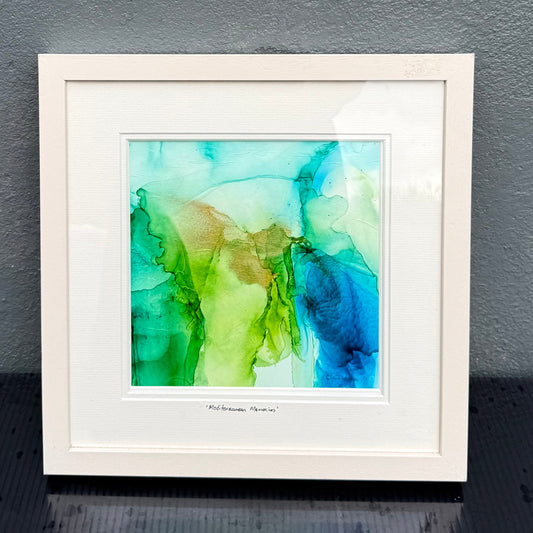 Mediterranean art , turquoise seas