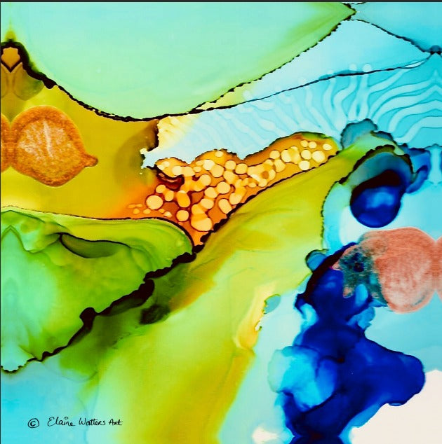 Product-Silk Satin Scarf-Colour My World