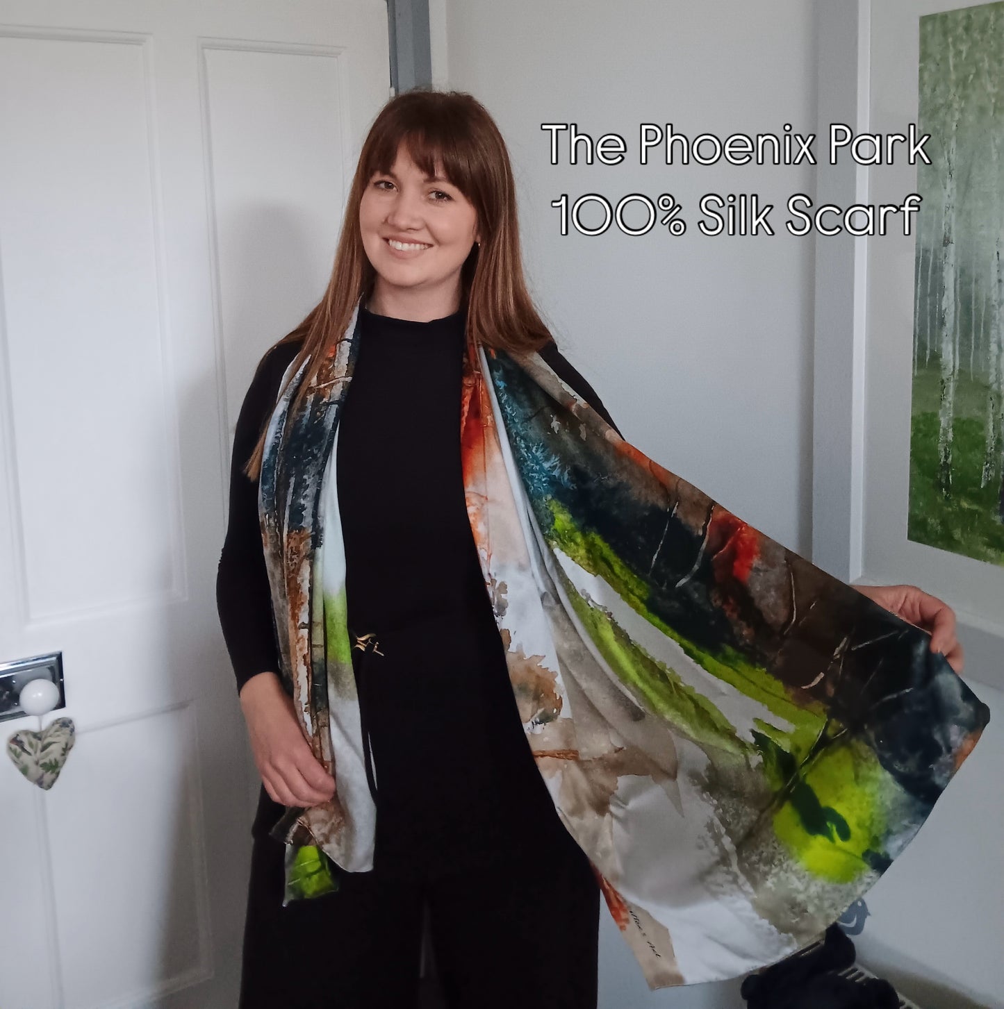 Product-Silk Scarf-The Phoenix Park